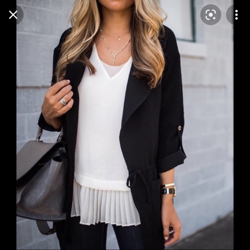 ASTR The Label Black Jacket Size Small